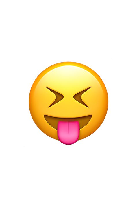 The 😝 Squinting Face With Tongue emoji depicts a yellow face with a closed mouth and squinted eyes. Its tongue is sticking out of its mouth and curled upwards. The expression on the face is one of silliness or playfulness. Emoji Tongue Out, Sk Love Images, Iphone Emoji Png, Emojis And Their Meanings, Laugh Emoji, Tongue Out, Emoji Flower, Tongue Emoji, Png Emoji