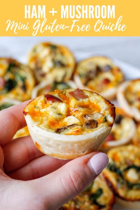 Christmas Quiche, Gluten Free Quiche, Gluten Free Breakfast, Mini Quiches, Mini Quiche, Tea Party Food, Free Tea, Tea Sandwiches, Breakfast Meal Prep