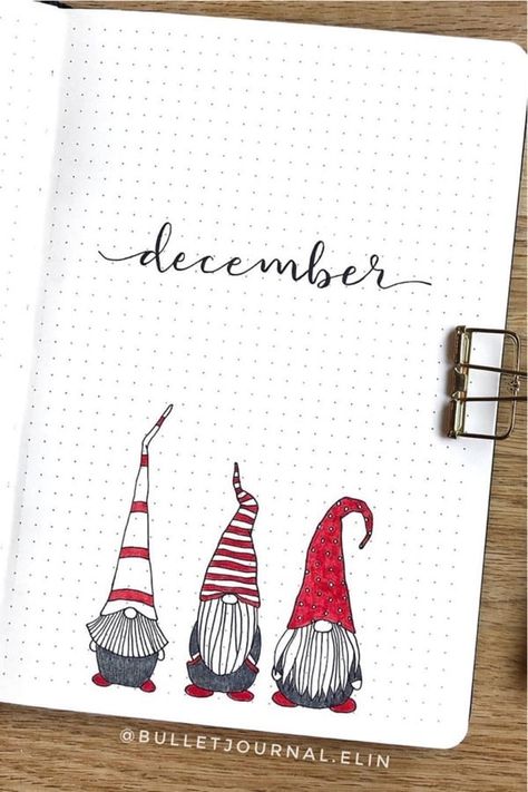 30 best DECEMBER monthly cover ideas to add some festive vibes to your bullet journal! #bujo #bulletjournal #monthlycover #bujoideas Monthly Cover Ideas, Snow Travel, December Bullet Journal, Cold Christmas, Bullet Journel, Bullet Journal Cover Page, Christmas Landscape, Bullet Planner, Bullet Journal Mood