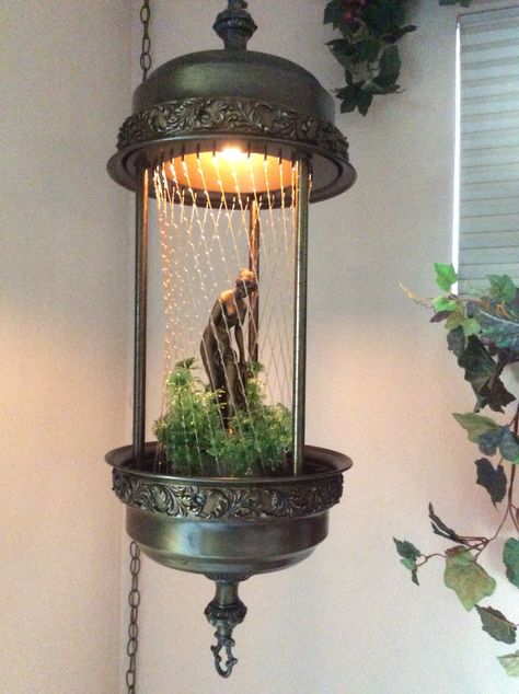 ❤️ My rain lamp. Bought this from an antique dealer in the 90's. Still works fine as you can see from the rain drops. Must change mineral oil when it starts to smell old., otherwise it's low maintenance. Now I'm hoping to find a gold one with a waterwheel. ❤️ MaryK Rain Lamp, Estilo Kitsch, Green Bushes, Venus Goddess, Spiritual Energy, Cute House, Dream Room Inspiration, Room Makeover Inspiration, House Room