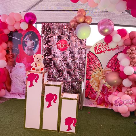 Throwback to a party that was totally on point! Who else remembers their favorite childhood doll, Barbie? We’re taking it back to a Barbie-themed party that was pure perfection! Were you a Barbie fan growing up? Let us know in the comments! #BarbieParty #ThrowbackThursday #ChildhoodMemories #BarbieFan #PartyGoals #Eventsinlagos #Eventstylist Doll Barbie, Barbie Party, 5th Birthday, Themed Party, Childhood Memories, Tiara, Party Themes, Growing Up, Dolls