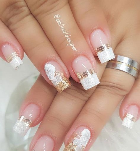 Nail Art Designs For Beginners, Summer Nails Colors Designs, Nail 2023, Easy Nail Art Designs, Bridal Nail Art, Floral Nail Designs, Summer Manicure, Stylish Nails Designs, Nail Design Inspiration