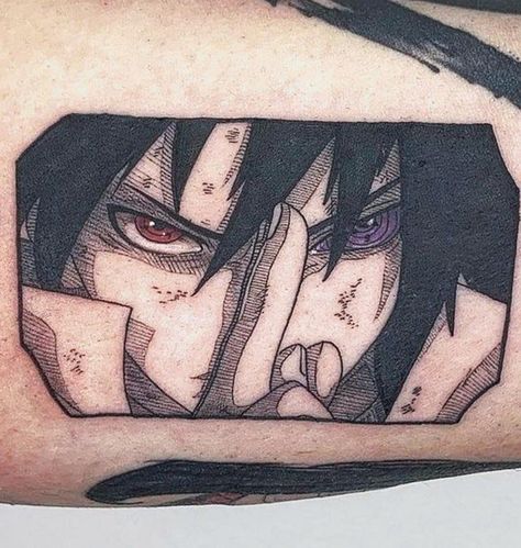 Sasuke Uchiha Tattoo, Sharingan Tattoo, Uchiha Tattoo, Kakashi Tattoo, Go Beyond Plus Ultra, Cowboy Bebop Tattoo, Evangelion Tattoo, Anime Tattoo Ideas, Tattoo Font For Men