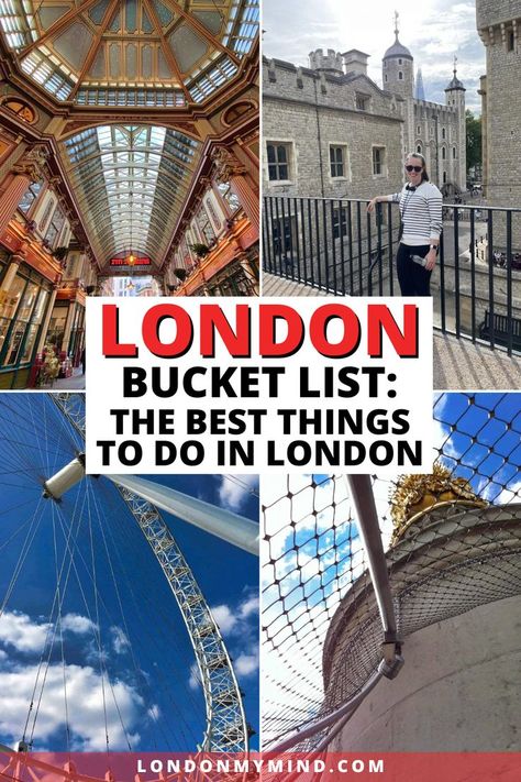 London In 3 Days, What To See In London, Bucket List London, London Tourist Attractions, Traveling To London, England Itinerary, Best Markets In London, Things To Do In England, London Street Food