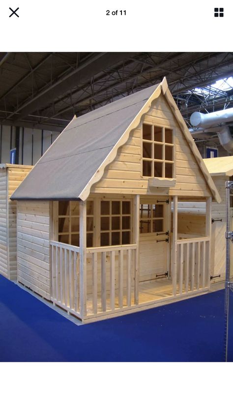 Wendy House Ideas Cottages, Wendy House Interior, Cute Playhouse, Wendy House Ideas, Inside Playhouse, Playhouse Interior, Storybook Gardens, Diy Wood Plans, Deck Piscina