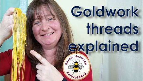 What are the most often used goldwork embroidery threads and metals? How do you identify them apart and how do you utilize them? Find out right here in this video by Sarah Homfrey Embroidery. Even whether the threads are imitation … Read More... Goldwork Embroidery Tutorial, Sarah Homfray, Make Candles Diy, Sewing Letters, Beginning Embroidery, Embossed Embroidery, Candle Making Tutorial, Paper Origami Flowers, Make Your Own Candles