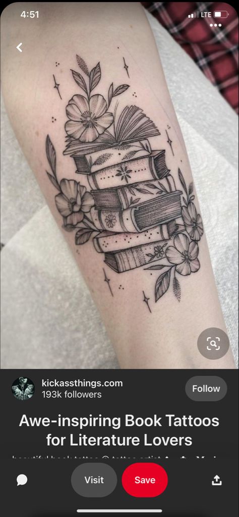 Bookworm Tattoo, Writer Tattoo, Book Inspired Tattoos, Teacher Tattoos, Book Lover Tattoo, Tattoos Abstract, Tattoos Dotwork, Teacup Tattoo, Tattoos Japanese