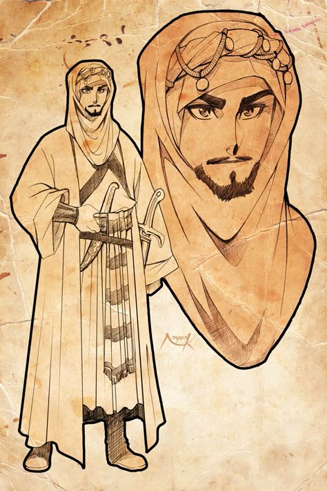 An Ancient Arab... by Nayzak.deviantart.com on @DeviantArt Arabian Character Design, Arabian Princess, Arabian Art, Seni Dan Kraf, Arabic Art, Arabian Nights, Fantasy Concept Art, الرسومات اللطيفة, Larp