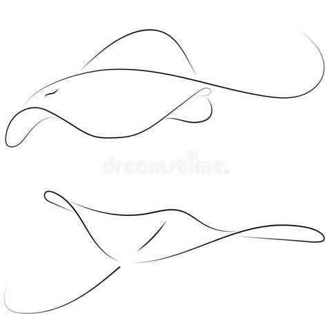 Black Line Stingray On White Background. Hand Drawing Vector Graphic Fish. Sketch Style. Animal Illustration. Stock Vector - Illustration of stinger, aquarium: 130854431 One Line Stingray, Cow Nose Ray Tattoo, Stingray Line Drawing, Stingray Line Art, Manta Ray Tattoo Men, Ray Fish Tattoo, Tattoo Ideas Stingray, Fine Line Sting Ray Tattoo, Line Art Sea Animals