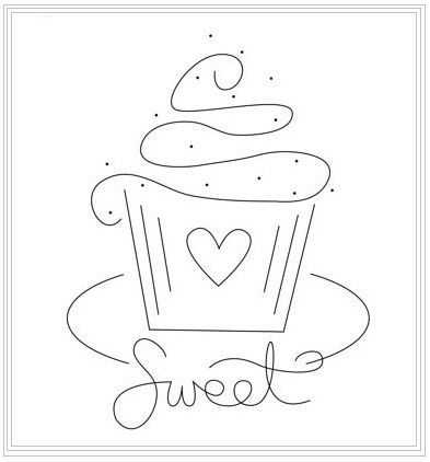 Cupcake Outline Tattoo, Cupcake Line Drawing, Muffin Tattoo Ideas, Cupcake Line Art, Cute Cake Tattoo, Cupcake Logo Design Ideas, Muffin Tattoo, Cupcake Doodle, Cupcake Tattoo Designs