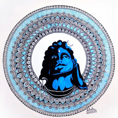 All about shivratri... Manadala art.. Shiv mandala Mandala Art, Art