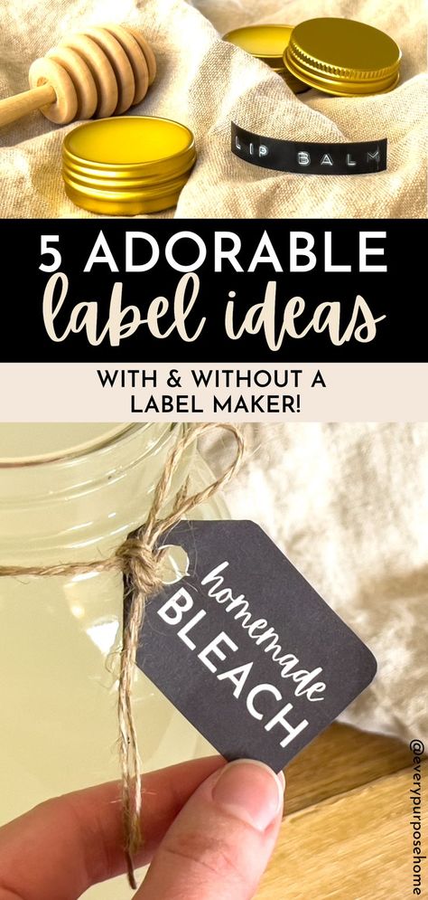 label maker Cute Label Ideas, Cricut Label Ideas, Labelling Ideas, How To Make Labels For Jars, Labeling Ideas, Homemade Labels For Jars, What To Label With Label Maker, Cricut Pantry Labels Farmhouse, Cricut Jar Labels Kitchen Canisters