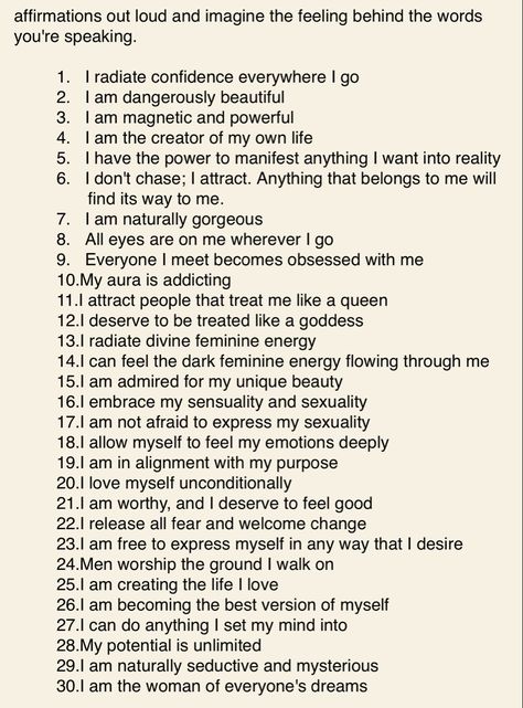 Excerpt from the book, “Dark Feminine Energy - How To Become A Femme Fatale: The Dark Feminine Secrets To Self-Discovery & Confidence” by Samantha Jane Graham Dark Feminine Energy, Quotes Dream, Energy Healing Spirituality, Spiritual Manifestation, Self Concept, Self Confidence Tips, Dark Feminine, Self Love Affirmations, Positive Self Affirmations