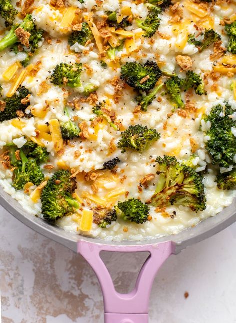 Cheddar Risotto, Broccoli Risotto, Casseroles Easy, Cheese Broccoli, Vegetable Risotto, Stomach Rumbling, Potatoes And Rice, Most Pinned Recipes, Food Main Dishes