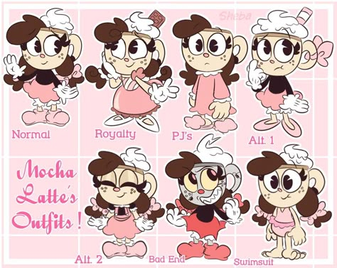 Cuphead Oc Ideas, Cup Character Design, Cup Head Oc, Cup Head Show, Cuphead Characters, 30s Cartoon, Cuphead Oc, Cuphead Fanart, 1930s Cartoons