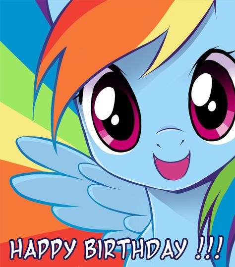 Rainbow Dash Rainbow Dash Scootaloo, Mlp Happy Birthday, Rainbow Dash Birthday Party, Rainbow Dash Birthday Shirt, Rainbow Dash And Zephyr Breeze, Rainbow Dash Birthday, Happy Birthday Rainbow, Mlp Equestria Girls Rainbow Dash, Childhood Memories 90s