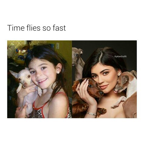 Time flies so fast | Follow @kykenoutfit for more. Time Flies So Fast Quotes, Kylie Jenner Transformation, Jillian Bell, Ariana Grande Selena Gomez, Derek Theler, Kylie Kardashian, Kylie Travis, What Could Have Been, Fast Quotes