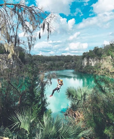 THRILL SEEKERS 🥾🌳🧗🏽‍♂️🐴 🛶 📷 Located just over an hour and a half from JAX, The Canyons Zip Line & Adventure Park is a must visit spot this summer! The park, located at an abandoned mine is just outside of Ocala. The park features 9 zip line runs including some of the fastest in the state as well as cable bridges, massive canyons, sparkling lakes, kayaking, horseback riding and more!

#904happyhour #igersjax #dtjax #duuuval #ilovejax #gainesville #ocala #florida @904happyhour Jane And Tarzan, Zip Lining Adventure, Ormond Beach Florida, Abandoned Mine, Future Board, Florida Adventures, Ocala Florida, Runaway Bride, Zip Lining