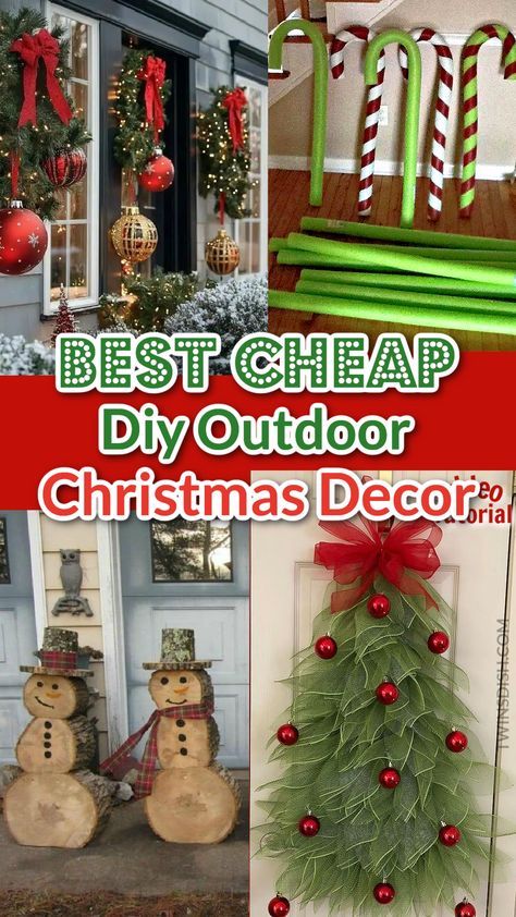 Duplex Christmas Outdoor Decor, Fun Christmas Porch Decor, Outdoor Walkway Christmas Decor, Jumbo Outdoor Christmas Decorations, Make Outdoor Christmas Decorations, Large Outside Christmas Decorations, Outside Christmas Decor Yard Decorations Diy Diy, Diy Christmas Fence Decorations, Diy Grinch Christmas Decorations Outdoor Decor