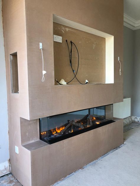 Fireplace Projects | Interiors 4 Living Tv Center Decor, Tv Stands Ideas, Living Room Tv Stands, Tv Stand Decor Living Room, Tv Center, Electric Fireplace Wall, Feature Wall Living Room, Tv Stand Decor, Fireplace Tv Wall