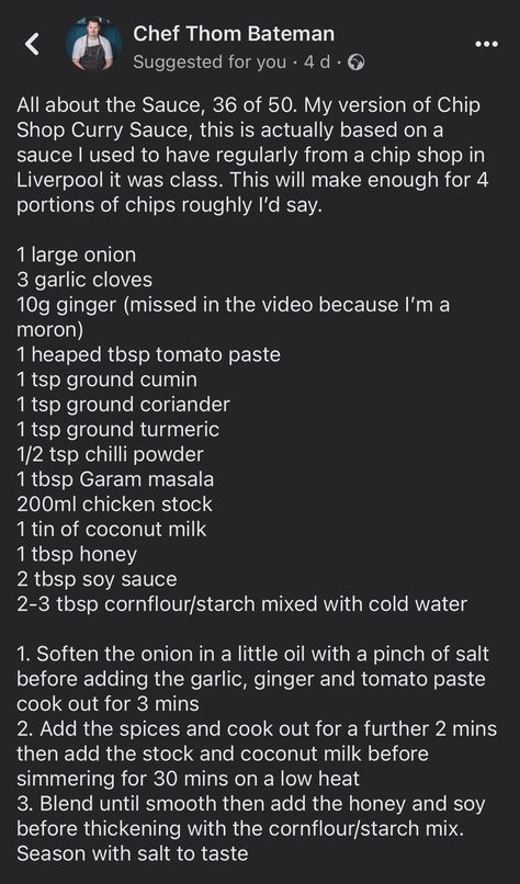 Chip Shop Curry Sauce Fish And Chips Curry Sauce, Curry Sauce For Chips, Chips And Curry Sauce, Simple Curry Sauce, Chips Masala Recipe, Fish And Chips Sauce, Chip Shop Curry Sauce Recipe, Curry Chips, Curry Dipping Sauce