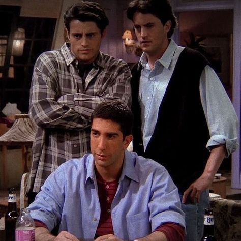 Joey Chandler And Ross, Chandler And Ross, Ross And Chandler, Joey Chandler Ross, Joey Chandler, Joey Friends, Friends Scenes, Friends (tv Series), Friends Episodes