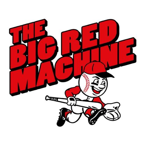 “The Big Red Machine” - Fonts In Use Masculine Things, Big Red Machine, Machine Logo, Johnny Bench, Cincinnati Reds Baseball, Baseball Teams, Pete Rose, Mlb Logos, Baseball Memorabilia