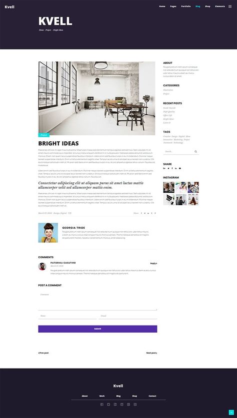 Blog Post Templates Design Layout, Blog Page Website Design, Blog Post Web Design, Blog Page Ui Design, Blog Page Web Design, Blog Website Design Layout, Blog Article Design, Magazine Website Design, Blog Webdesign