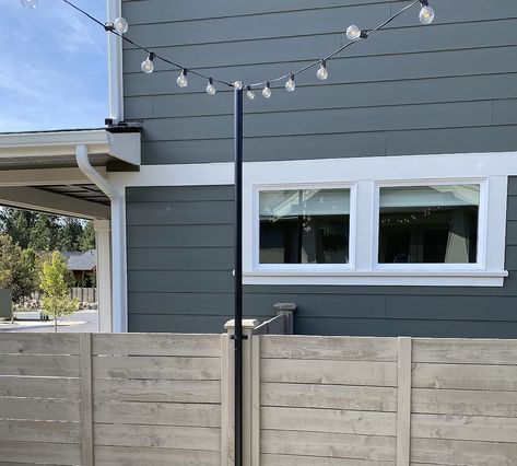 Porch string lights