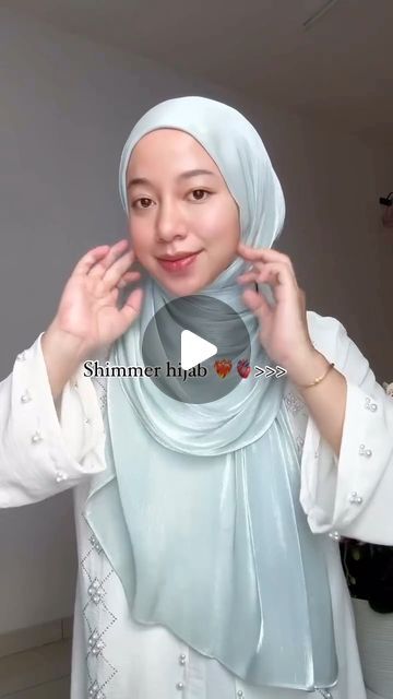 Organza Hijab, Shawl Luxury, Luxury Hijab, Kurti Design, June 21, Hijab Tutorial, Kurti Designs, Love A, Aqua Blue