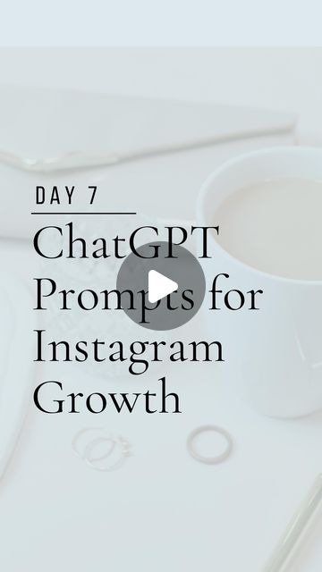 Caroline Flett | INSTAGRAM GROWTH on Instagram: "🔥Get the ChatGPT Content Prompt👇 First, thanks being here! (Follow @misscarolineflett for more ChatGPT prompts for Instagram Growth) 💬Comment “PROMPT” and I’ll send you the prompt! Now here’s the ChatGPT prompt: “I want to make inspiring quote reels for my [type/topic] business on Instagram. Please generate 50 viral quotes about [topic]. The quotes should be short, motivating and inspiring. They should be about [these main ideas, thoughts and values] They should also trigger emotion. Do you understand?” 👉 Comment “PROMPT” and I’ll send you the prompt! Let’s grow!  ❤️Follow for more ✈️Share this with a friend ⬇️Save this for later. #instagramgrowth #instagramforbusiness #engagementgrowth #instagramgrowth #chatgpt #chatgptprompt Reels Quotes Ideas, Quote Reels, Business Hacks, Viral Quotes, Business On Instagram, My Type, Instagram Growth, Daily Inspiration Quotes, Daily Inspiration