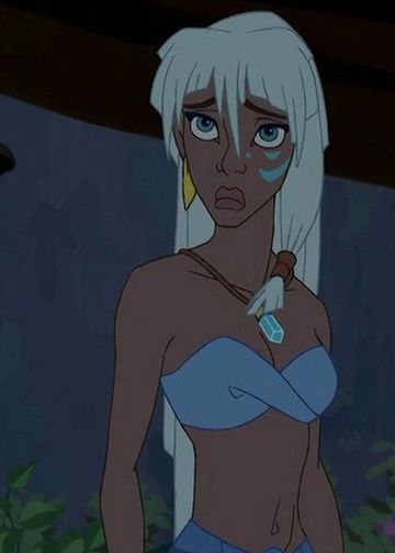 Kida from Atlantis: The Lost Empire. When I was a child, I absolutely loved this movie. I would always sit in front of the TV to watch Atlantis, Mulan, and Pocahontas. Kidagakash Nedakh, Disney Princess Kida, Milo And Kida, Kida Disney, Kida Atlantis, Princess Kida, Birthday Drawing, Official Disney Princesses, Atlantis The Lost Empire