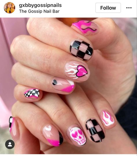 Avril Lavigne Inspired Tattoos, Avril Lavigne Inspired Nails, Avril Lavigne Nail Ideas, Avril Lavigne Nails, Avril Lavigne Makeup, Avril Lavigne Tattoo, Avril Lavigne Aesthetic, Avril Lavigne Style, Band Nails