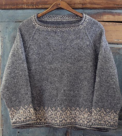 Huldra Sweater Knitting pattern by Katrine H | LoveCrafts Norwegian Wool Sweater, Norwegian Knitting, Icelandic Sweaters, Nordic Sweater, Knitting Gauge, Pdf Knitting Pattern, Fair Isle Knitting, Beautiful Sweater, Sweater Knitting Patterns