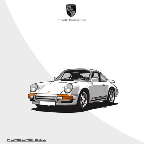 Porsche Illustration, Porsche Aesthetic, 1980 Cartoons, The Great Race, Porsche Classic, Graphic Design Illustration Adobe Illustrator, Vintage Porsche, Illustration Adobe Illustrator, Classic Porsche