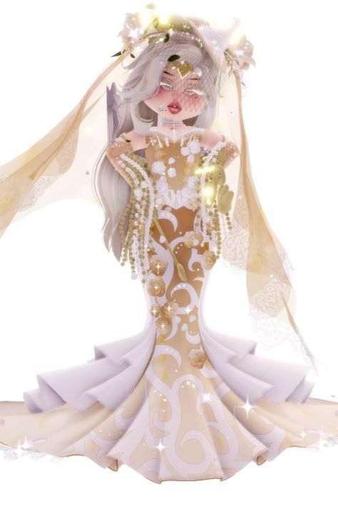 𐙚 Royale high || creds to xluipz on tt 𐙚 Dripping In Gold Royale High Outfit, Goddess Royale High Outfits, Royal High Light Fairy Outfit, Royale High Easter Outfits, Royale High Dripping In Gold, Royale High Light Fairy Outfit, Darling Diva Royale High, Light Fairy Royale High Outfit, Fairytale Royale High