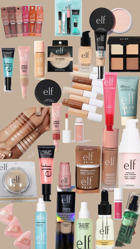 Elf Must Haves, E.l.f. Makeup Elf Products, Elf Products, Makeup Routines, Preppy Makeup, Skin Care Routine Order, Makeup Wishlist, E.l.f. Cosmetics, Sephora Skin Care