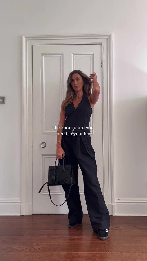 into navy (& this @ZARA co ord) in a big way right now 🫶🏼 waistcoat:... | TikTok Navy Blue Outfit, Blue Outfit, Retro Outfits, Co Ord, Date Night, Right Now, Navy Blue, Zara, Trousers