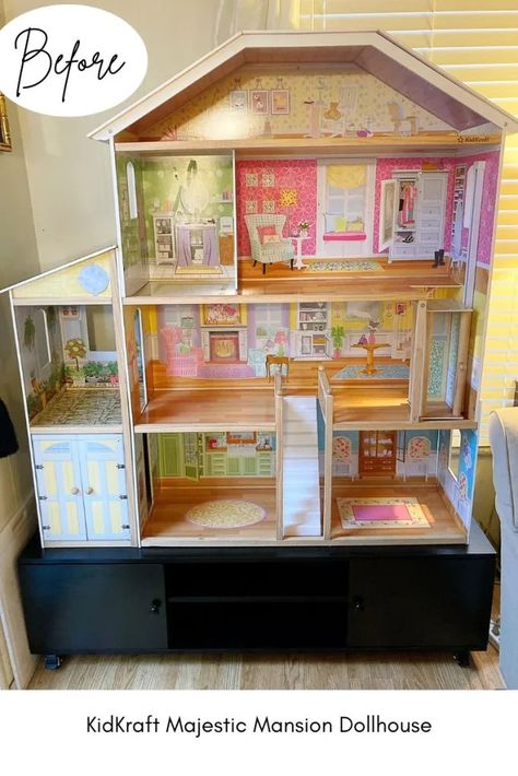 Brunbellebarbie – A Doll Lifestyle Blog Project Playroom, Kidkraft Dollhouse, Patio Party Decorations, Dollhouse Makeover, Organizing Home, Projects For Home, Reading Diy, House Restoration, House Makeover