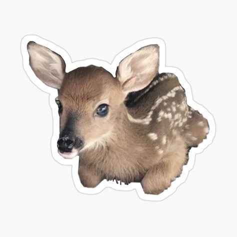 Get my art printed on awesome products. Support me at Redbubble #RBandME: https://www.redbubble.com/i/sticker/tiny-deer-by-angelicfemme/145500731.EJUG5?asc=u Deer Sticker, Deer Design, Baby Deer, Printable Stickers, Top Artists, Science Poster, Sticker Design, Stranger Things Fanart, Sell Your Art