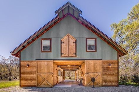 Barn Home Kits: This Company is Changing the Game with Their Product Barn With Apartment, Barn Loft Apartment, Barn With Loft, Barn With Living Quarters, Barn House Kits, Barn Apartment, Barn Loft, Horse Barn Designs, Barn Living