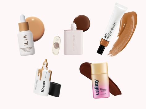 The Best Tinted Serums for a No-Makeup Makeup Look - NewBeauty Tinted Serum, Makeup Coverage, Media Makeup, Face Products, Luminous Skin, Skin Serum, Skincare Ingredients, Tinted Moisturizer, Makeup Makeup