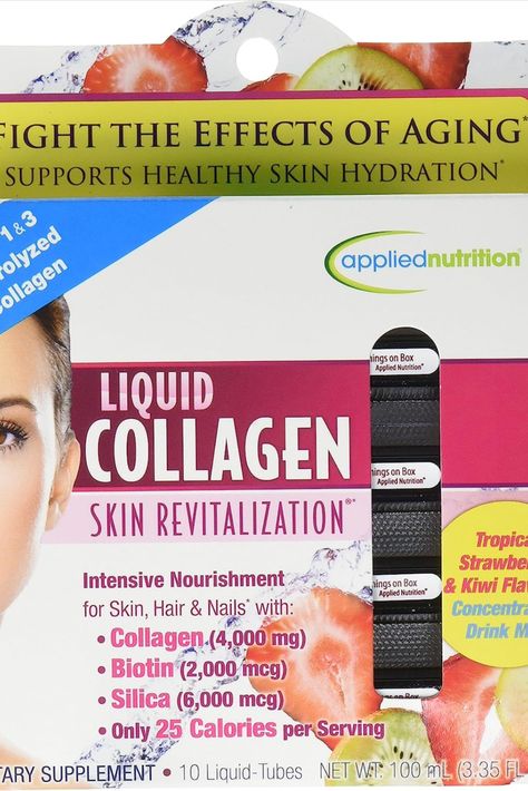 Applied Nutrition Liquid Collagen Skin Revitalization 10 Count Liquid Collagen, Collagen Drink, Applied Nutrition, Reduce Appetite, Collagen Supplements, Collagen Protein, 10 Count, Collagen Peptides, Hydrolyzed Collagen