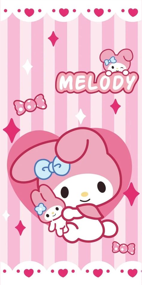 Melody Wallpaper, My Melody Wallpaper, Kitty Wallpaper, Wallpaper 4k, Hello Kitty Wallpaper, My Melody, Hd Wallpapers, A Girl, Hello Kitty