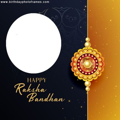 Make amazing online greeting card for your sweet sis or brother. write name of brother or sister and insert the pic on Happy Raksha Bandhan Image. Generate Happy Raksha Bandhan Greeting Card to wish your siblings. Raksha Bandhan Photos, Happy Raksha Bandhan Images, Raksha Bandhan Greetings, Raksha Bandhan Images, Happy Raksha Bandhan, Red Background Images, Happy Birthday Frame, New Photos Hd, Happy Rakshabandhan