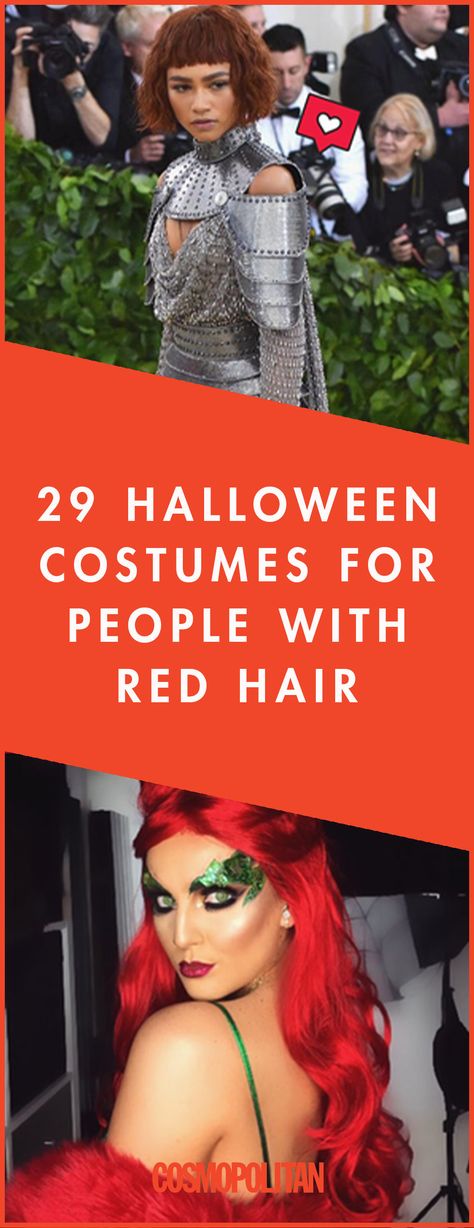 Here, 29 red hair Halloween costume ideas, whether you're a natural redhead or you want to break out a red wig for the occasion. Halloween Costumes Red Hair Ideas, Halloween Costumes For Cherry Red Hair, Hallowen Costume Ideas Red Hair, Best Halloween Costumes For Red Heads, Redheaded Halloween Costumes, Orange Hair Halloween Costumes Women, Red Hair Costume Ideas Redheads, Easy Red Head Costume Ideas, Couple Costumes Redhead