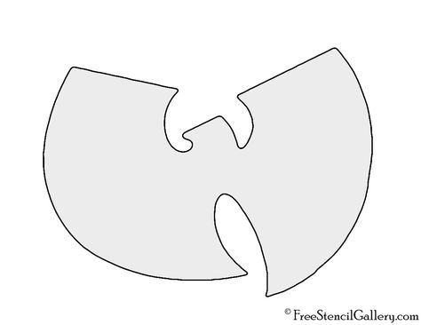 Wu Tang Clan Logo Stencil | Free Stencil Gallery Wu Tang Logo, Wu Tang Symbol, Wu Tang Logo Tattoo, Wu Tang Clan Tattoo Design, Wu Tang Clan Aesthetic, Wu Tang Tattoo, Wu Tang Clan Cream, Wu Tang Clan Logo, Wu Tang Clan Members