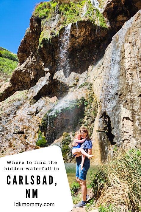 Most people go to Carlsbad, New Mexico for the Carlsbad Caverns, but Sitting Bull Falls is one of the best things to do in Carlsbad! #Best in New Mexico #hikes in New Mexico #new mexico hidden gems Carlsbad Nm, Carlsbad New Mexico, Hidden Waterfall, Sitting Bull, Carlsbad Caverns, Budget Friendly Travel, See You Around, List Ideas, Travel Info