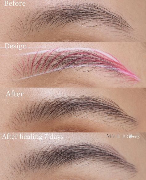 Nano Strokes Eyebrows, Nano Brow Pattern, Microblading Strokes, Mircoblading Eyebrows, Bridal Hair Up, Best Eyebrow Makeup, Eyebrow Design, Skin Care Basics, Brow Tutorial