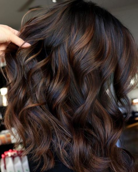 Dark Summer Hair, Dark Chocolate Hair, Dark Chocolate Brown Hair, Rambut Brunette, Hair Color Chocolate, Chocolate Brown Hair Color, Chocolate Hair, Brown Hair Color, Chocolate Brown Hair